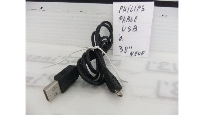Philips cable USB 38''